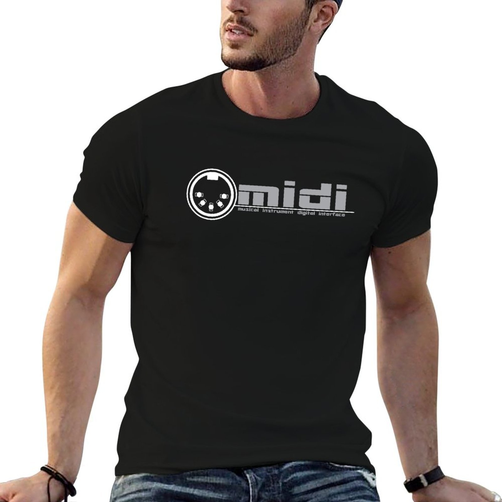 Musical Instrument Digital Interface - MIDI - 楽器デジタルインターフェース Tシャツ ボーイズ アニマルプリント