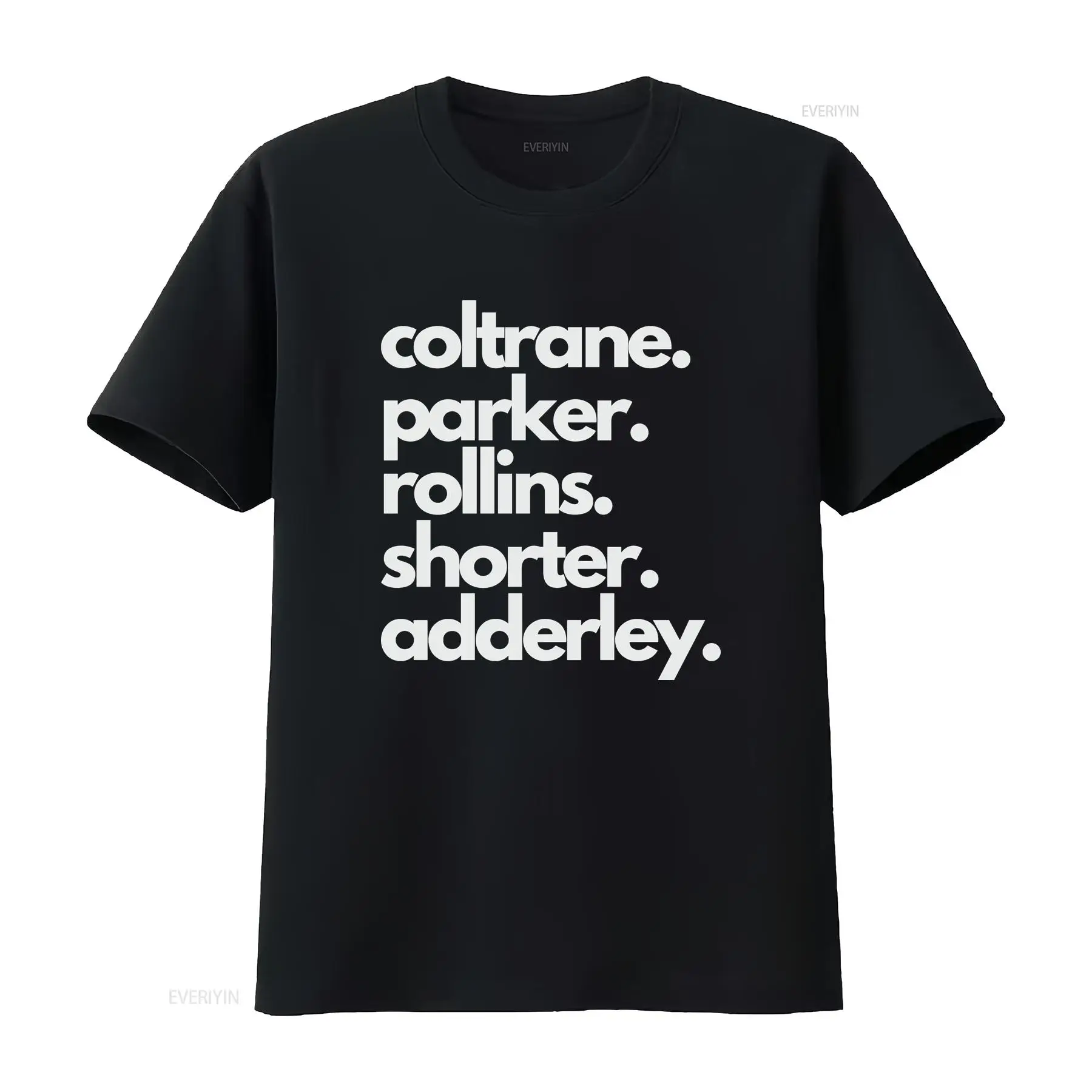 Musical Instrument And Name - ジャズサックスレジェンドネームTシャツ音楽ロイヤルティプリントデカールクラシックヴィンテージレトロ楽器ソフトスタイルクルーネックトップオム