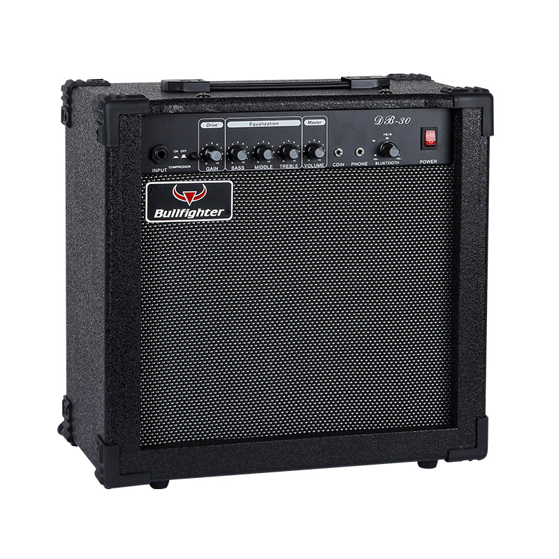 Musical Instrument Amplifier - 60WギターベースアンプDB60 10インチスピーカー、ベースギター練習や小規模パフォーマンス用楽器アンプ