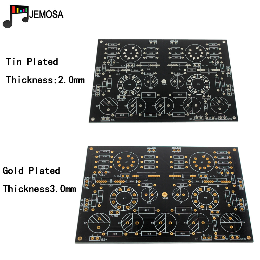 Musical Instrument Diy - Diy projects-シングルエンドオーディオアンプ,185x125 fr4 pcb el34パネル,送料無料