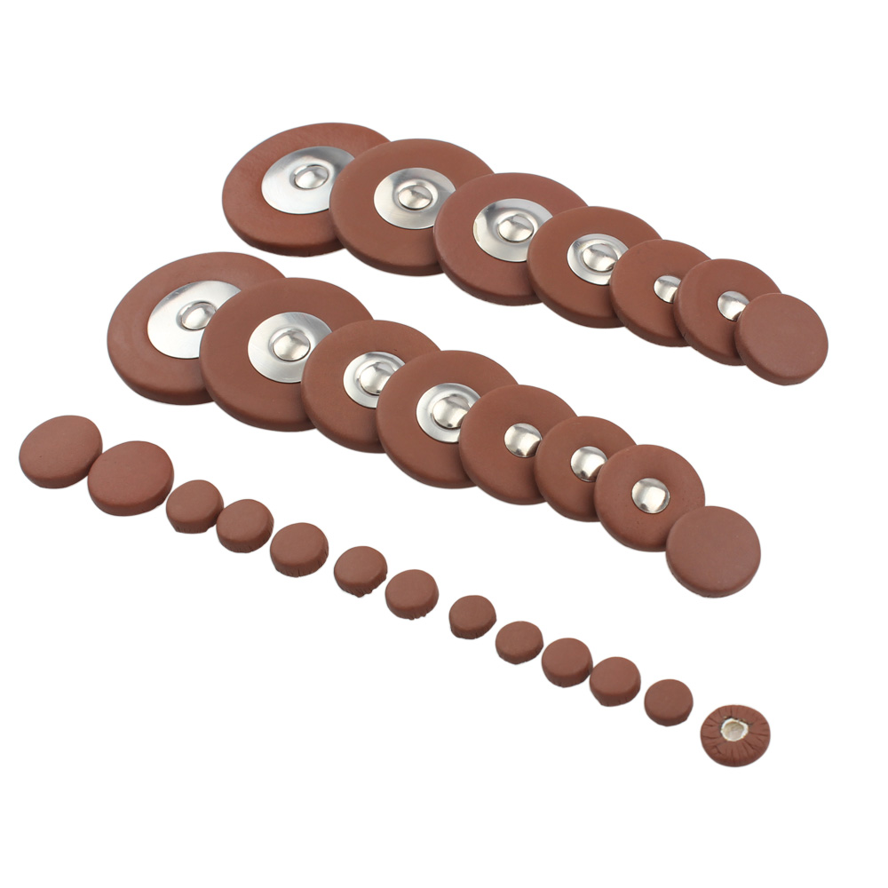 Musical Instrument Oboe - サックスパッド木管楽器アクセサリーユニバーサルボタンレザーパッドテナーアルトソプラノサックス楽器部品