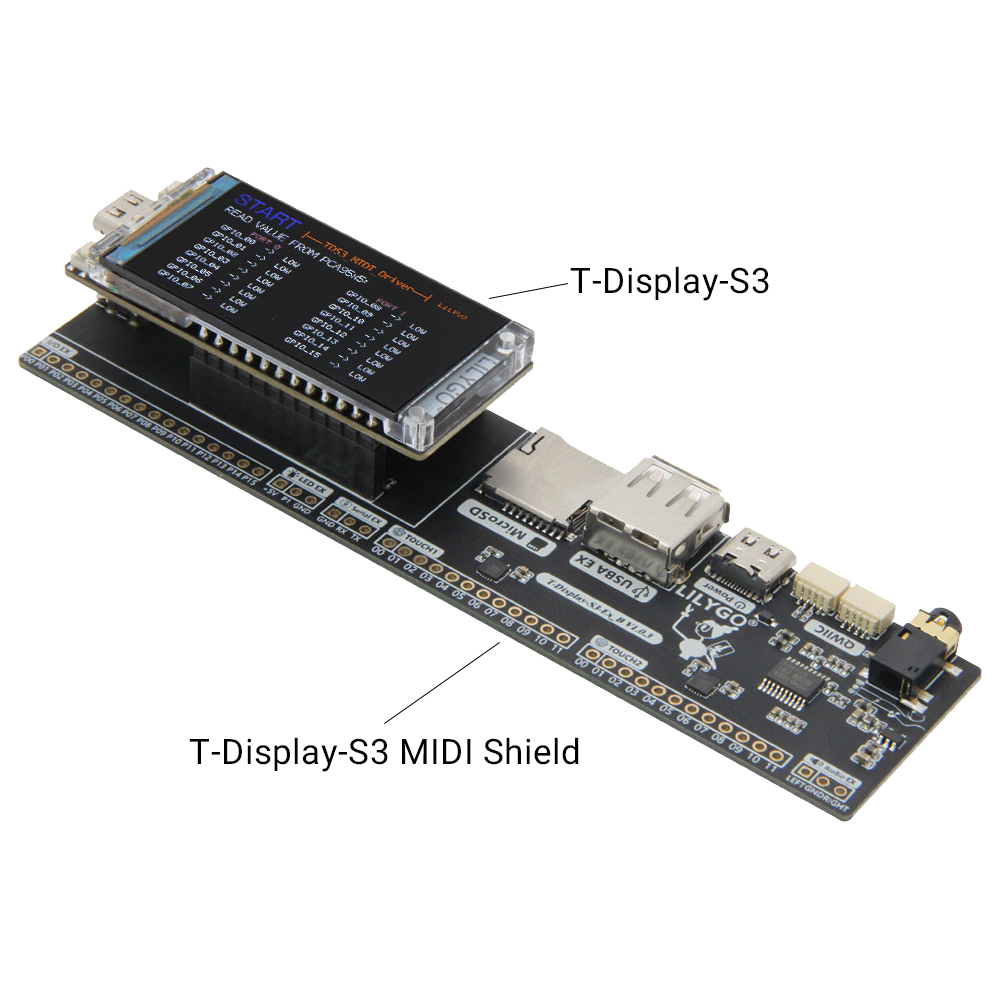 T-Display-S3 MIDI シールド開発ボード 電子 - Musical Instrument Digital Interface のレビューと価格