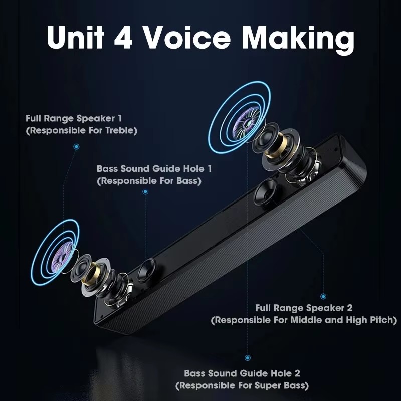 音楽サウンドバー コンピューターサウンドバー 有線およびワイ - Musical Instrument Amplifier のレビューと価格
