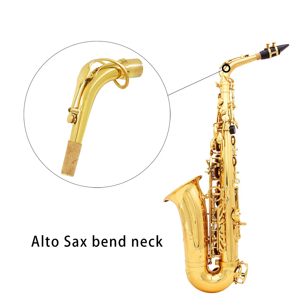 アルトサックスネックベントブラス演奏しやすい良い音色ネックベ - Musical Instrument Oboe のレビューと価格
