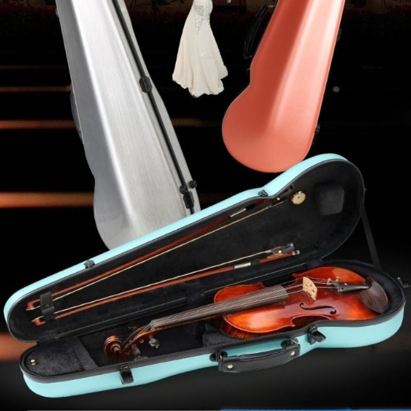 カーボンファイバーバイオリンケース落下防止衝突防止保護ケース - Musical Instrument Veena のレビューと価格
