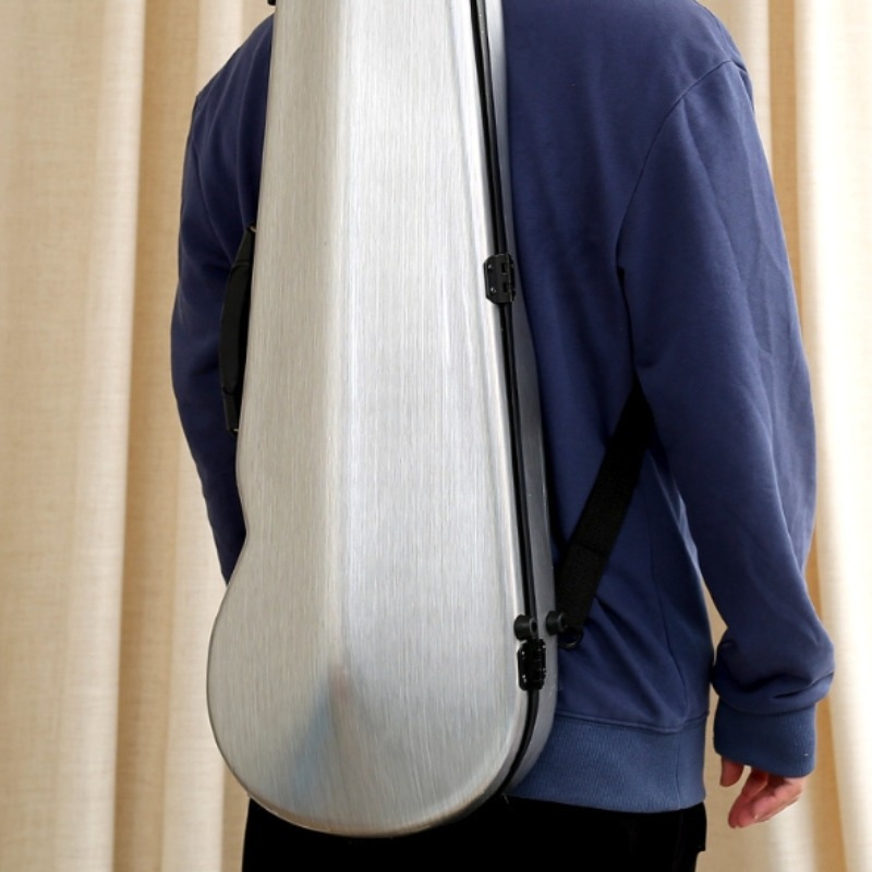 カーボンファイバーバイオリンケース落下防止衝突防止保護ケース - Musical Instrument Veena のレビューと価格