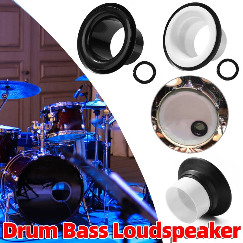 ドラムボトムマイクスピーカー リングステッカー付き ドラム音 - Musical Instrument Amplifier のレビューと価格