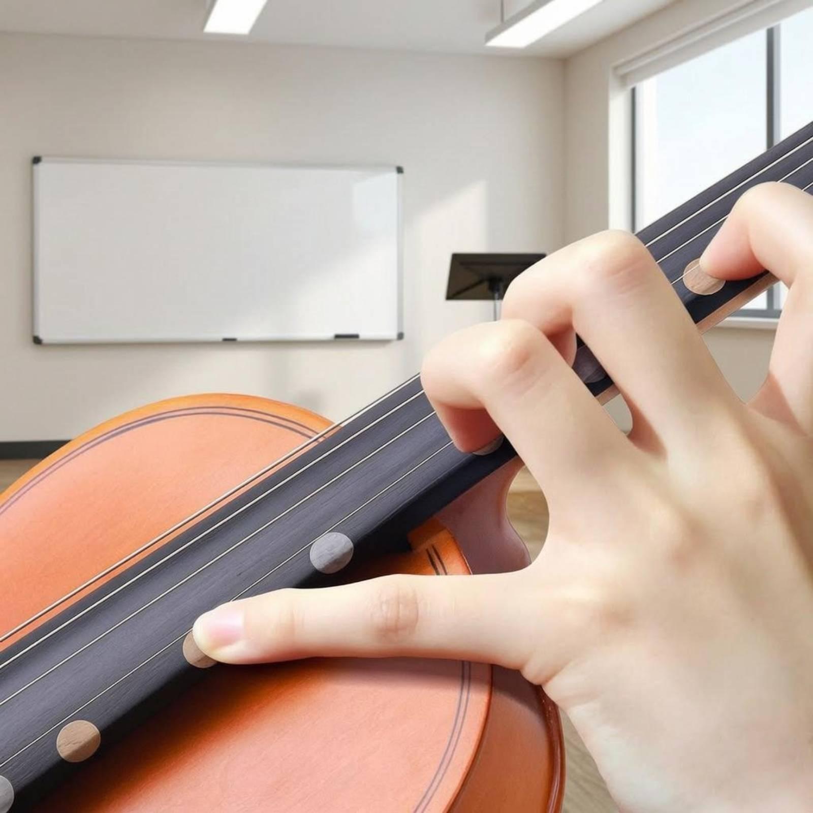 音楽学習練習用ドットテープ指板マーカー（弦楽器、バイオリン、 - Musical Instrument Veena のレビューと価格