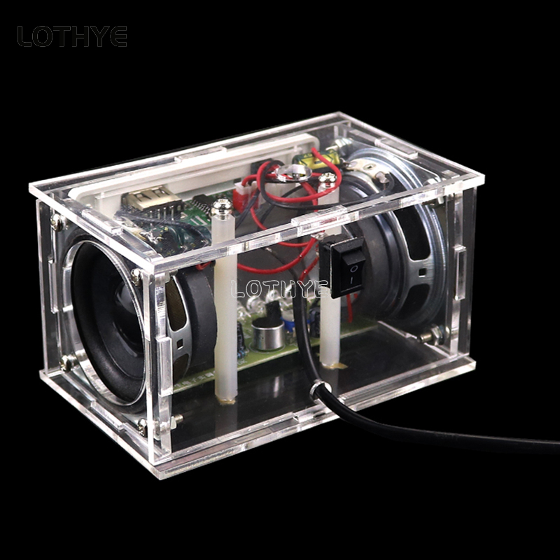 ミニアンプオーディオ Bluetooth 3W*2 スピーカ - Musical Instrument Diy のレビューと価格