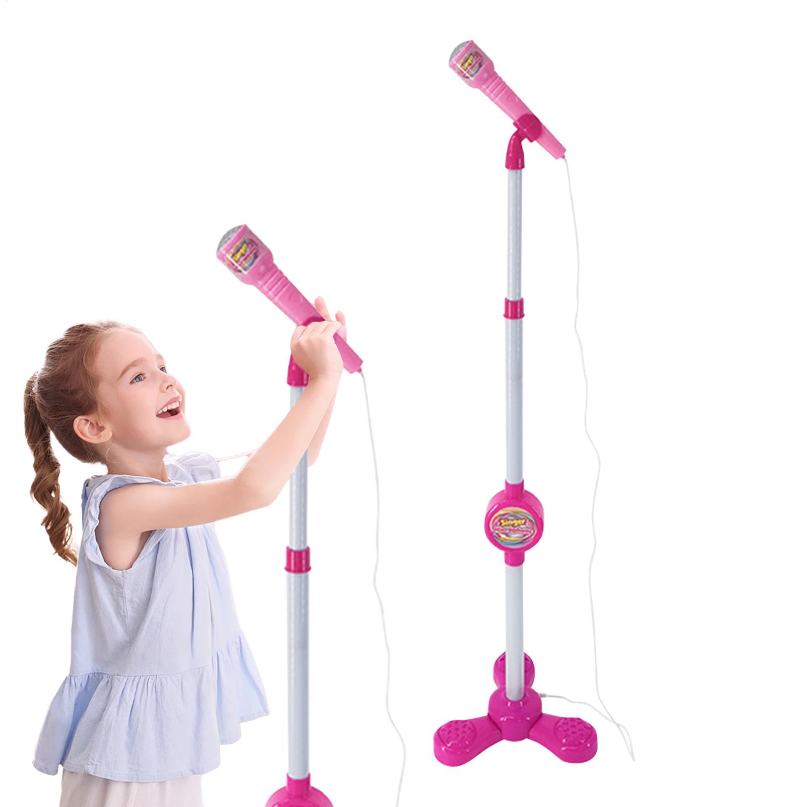 子供用マイクスタンド付きカラオケソングマシン音楽楽器おもちゃ - Song With Musical Instrument のレビューと価格