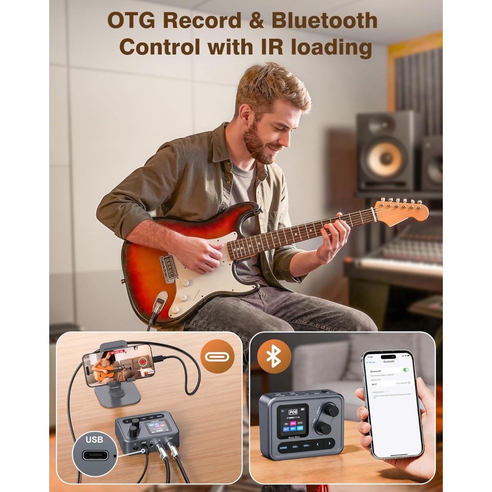 M-VAVE ポケットアンプ マルチエフェクトギタープロセッ - Musical Instrument Amplifier のレビューと価格