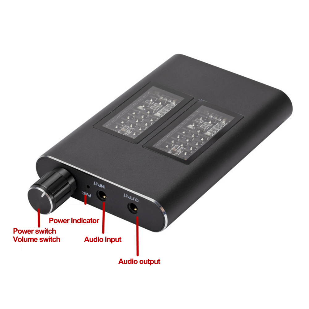 充電式 HiFi ヘッドフォンアンプ 3.5 ミリメートル  - Musical Instrument Amplifier のレビューと価格