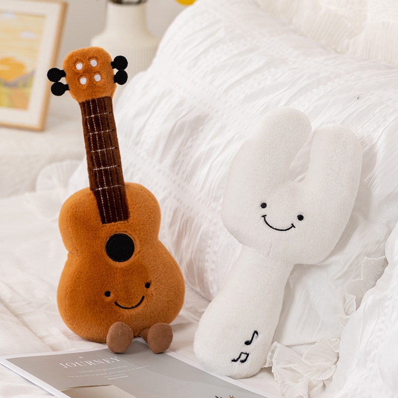 かわいい音楽的なぬいぐるみおもちゃ、柔らかいバイオリン30c - Musical Instrument Veena のレビューと価格