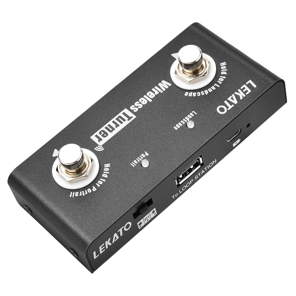 Lekato ワイヤレス外部ページチューナーペダルギターエフ - Musical Instrument Amplifier のレビューと価格
