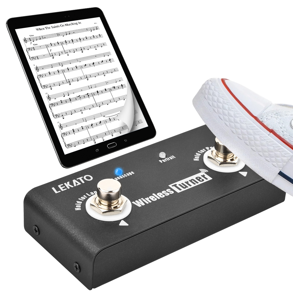 Lekato ワイヤレス外部ページチューナーペダルギターエフ - Musical Instrument Amplifier のレビューと価格