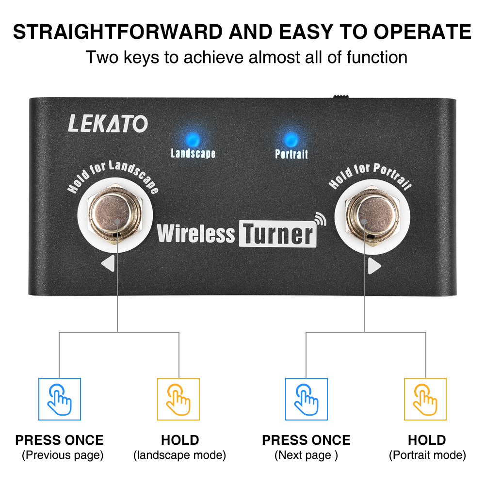 Lekato ワイヤレス外部ページチューナーペダルギターエフ - Musical Instrument Amplifier のレビューと価格