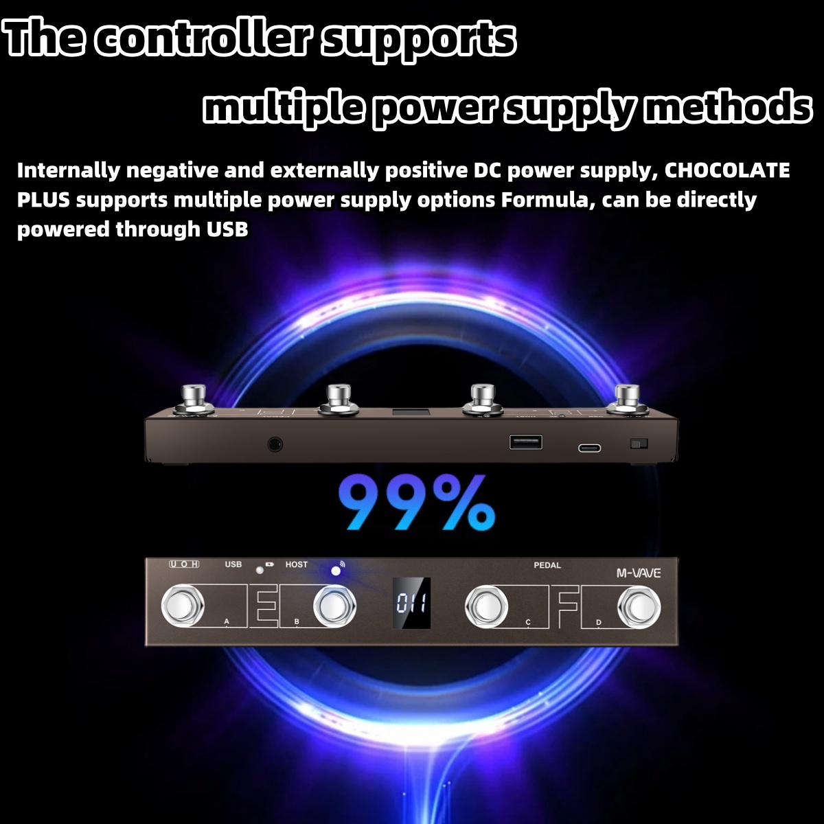M-VAVE Chocolate Plus ワイヤレス MI - Musical Instrument Amplifier のレビューと価格