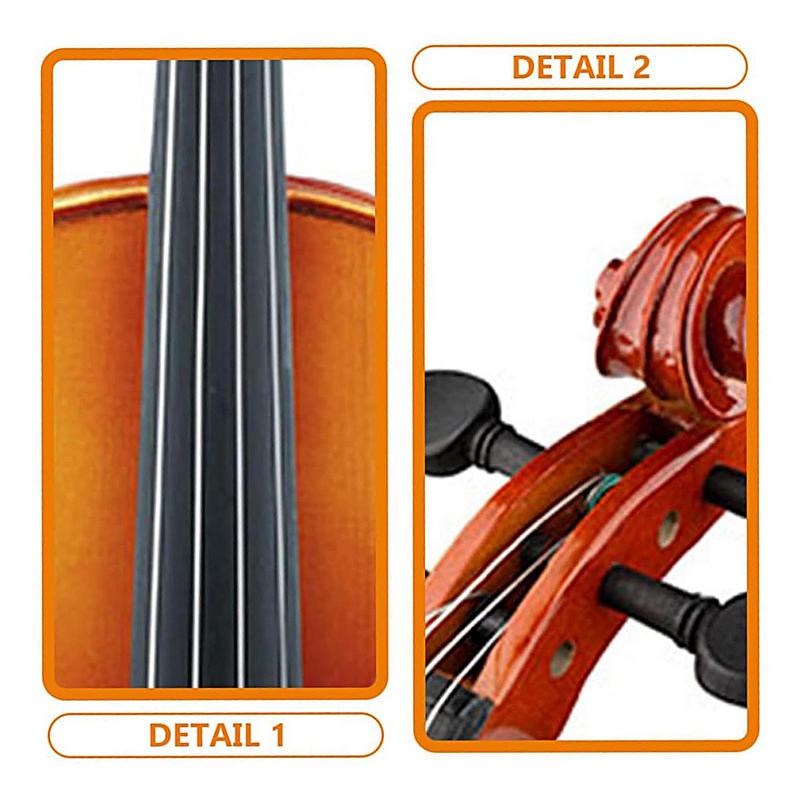 シルバーとニッケルの弦のセット、楽器アクセサリー、強化、交換 - Musical Instrument Viola のレビューと価格