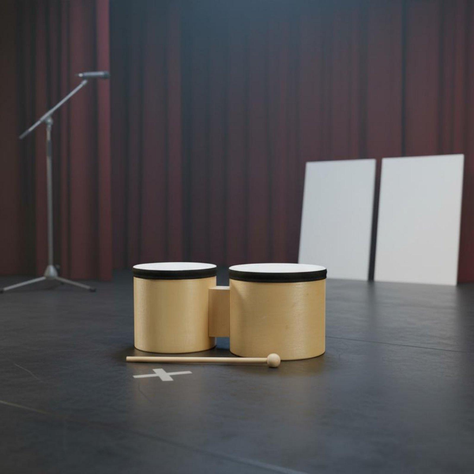 ボンゴドラムセット 簡単に習得できる打楽器 天然木製 - Bongo Drum Set のレビューと価格