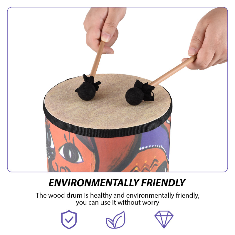 Bongo-2つのスティックとショルダーストラップ、木製ドラ - Bongo Drum Set のレビューと価格